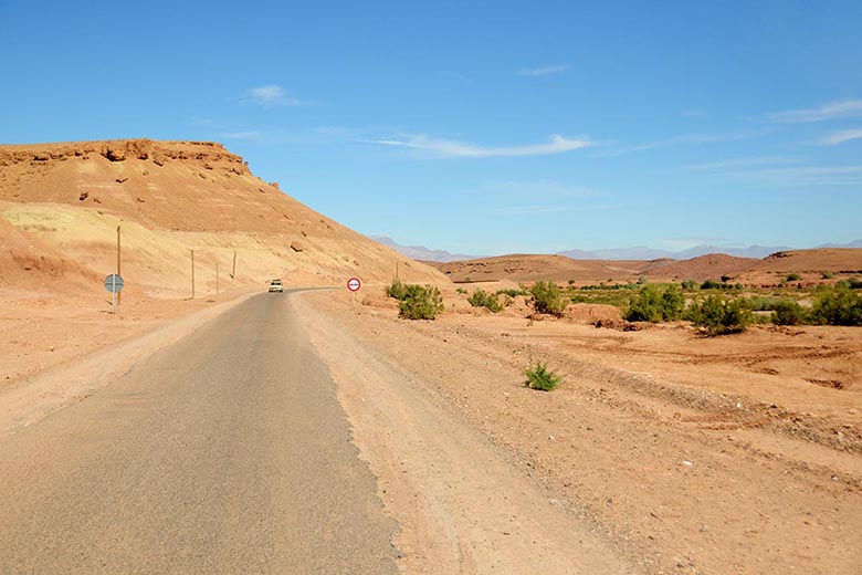 La route vers Ait Bin Haddou