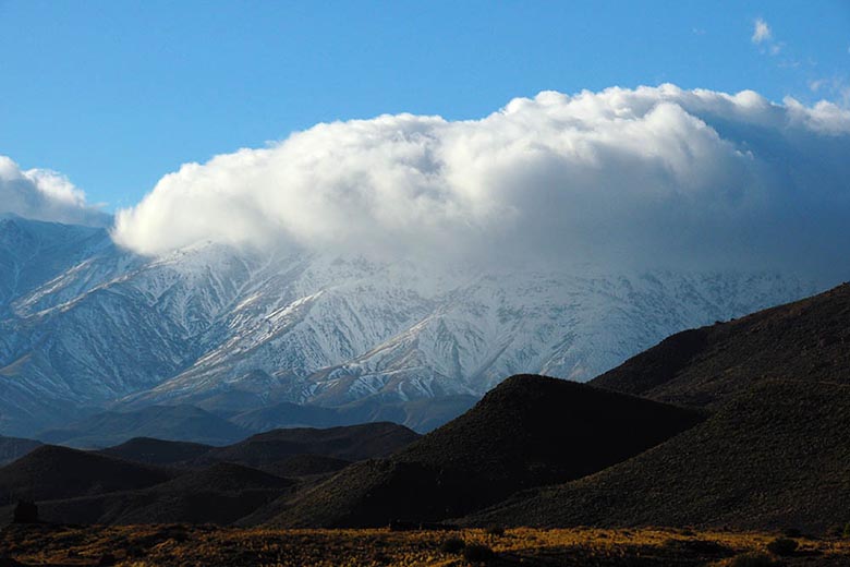 Road to Marrakech passing through the Atlas Mountains